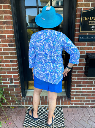 Bangladine by Lulu B Blue Skort