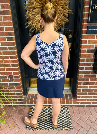 Lulu B Navy Daisy Basic Tank