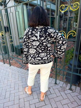 Bangladine by Lulu B Stone Rhinestone Capri