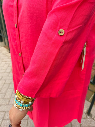Escape by Habitat Poppy Button Down Linen Dress