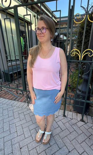 Lulu B Seaglass Pink Tank