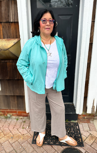 Escape by Habitat Mint Full Zip Pullover