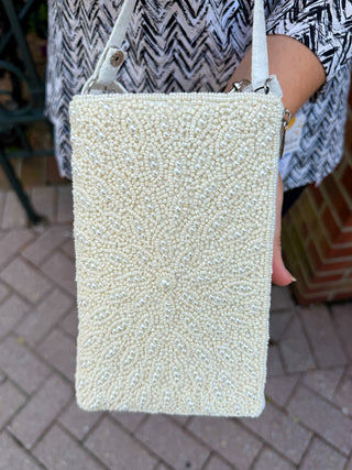 Pearl Flower Club Bag