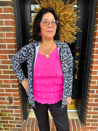 Lulu B Cha Cha Bright Hot Pink Tank