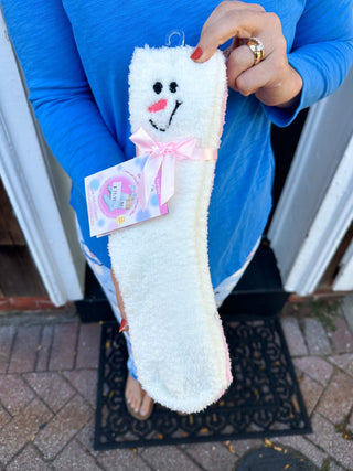 Pink Snowman Sock 2 Pack