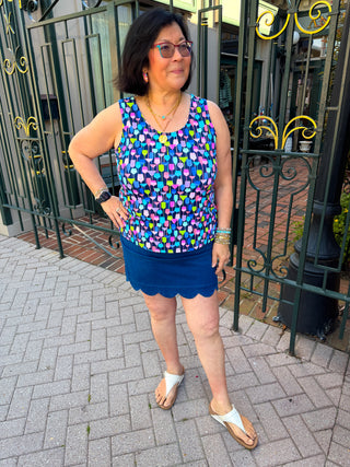 Lulu B Wine Basic Tank
