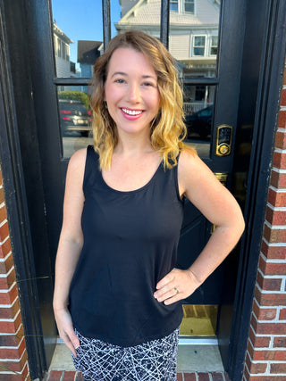 Lulu B Black Tank