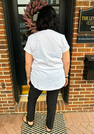 Bangladine by Lulu B Black Pull-On Ankle Pant