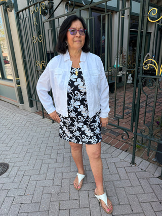 Lulu B White Tencel Jacket