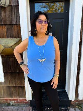 Lulu B Bright Periwinkle Tank