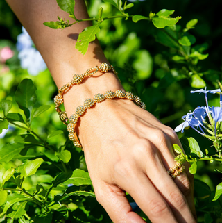 Capucine de Wulf Berry Bead Bracelet - 7"+2" - Gold