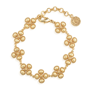 Capucine de Wulf Berry Clover Linear Bracelet, 7"+2" - Gold