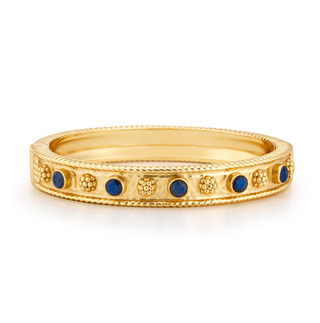 Capucine de Wulf Berry Gem Classic Hinged Bangle - Blue Labradorite