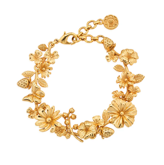 Capucine de Wulf Meadow Walk Bouquet Link Bracelet - Gold