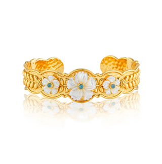 Capucine de Wulf Villandry Fleur Scalloped Cuff - Multi