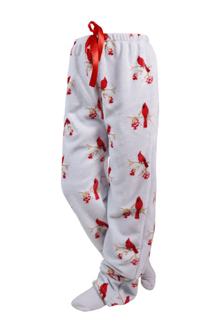 Cardinal Velvety Fleece PJ Bottoms