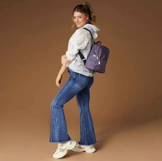 Coco + Carmen EverStretch Flare with Inset Seam - Dark Denim