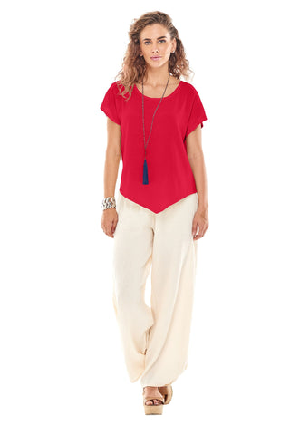 Oh My Gauze Grace Blouse Crimson