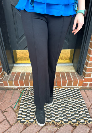 Lulu B Black Wide Leg Leggings
