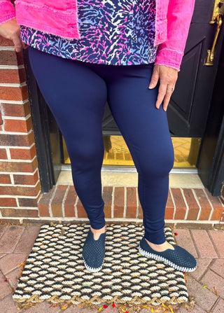 Lulu B Navy Island Leggings