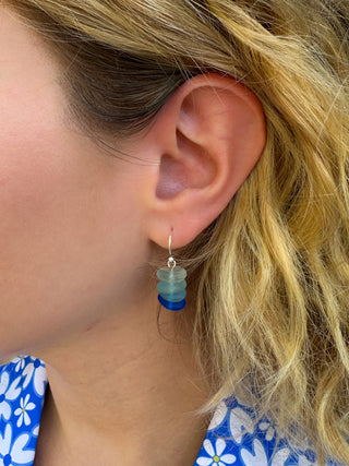 Simple Seaglass Earrings