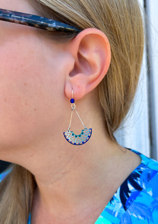 Adajio Blue Aztec Earrings