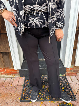 Lulu B Black Wide Leg Leggings