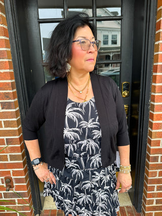 Lulu B Black Cardigan Sweater