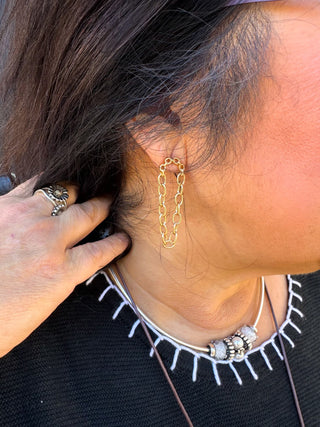 Gold Chain Ryder Earrings