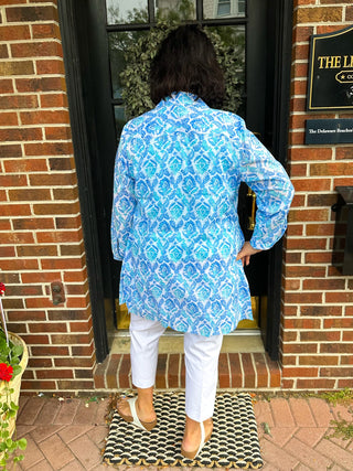 Bangladine by Lulu B White Pull-On Capri with Side Lattice