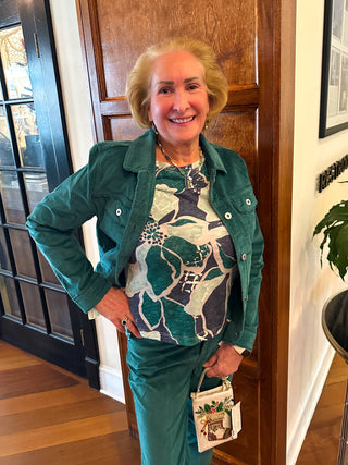 Lulu B Jade Velvet Jacket