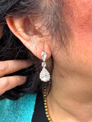 Crystal Teardrop Earrings