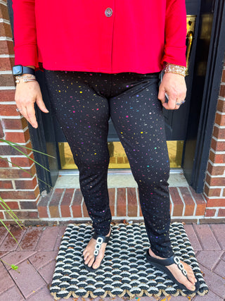Lulu B Confetti Leggings