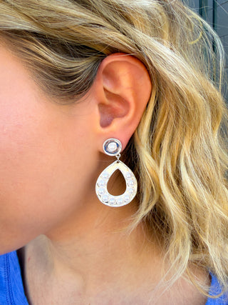 Pearl Horseshoe Beaded Earrings