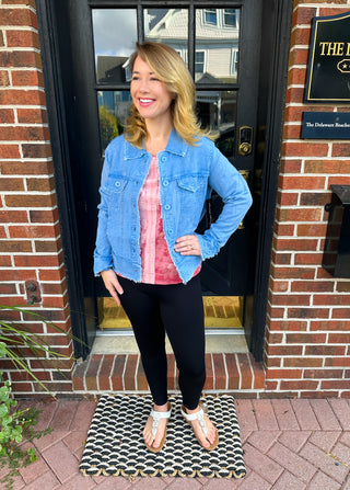 Escape by Habitat Rose Mineral Wash Stay Centered Tee