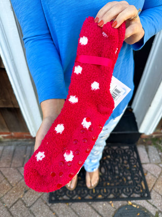 Red Snowman Sock 2 Pack