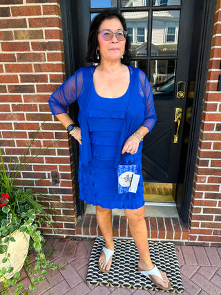 Tango Mango Royal Blue Cha Cha Dress