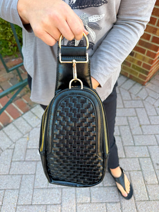 Waverly Woven Sling Bag