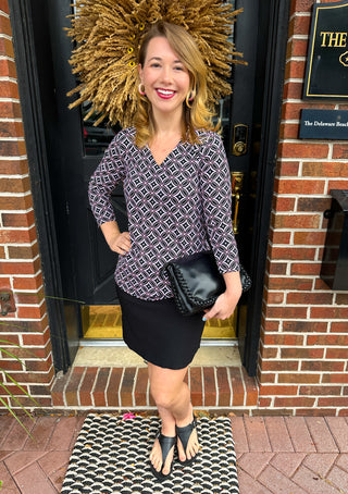 Bangladine by Lulu B Black Skort