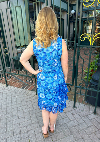 mango floral lace dress MANGO - Satin dress with raised blonde lace sky blue