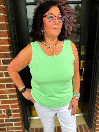 Lulu B Clear Lime Basic Tank