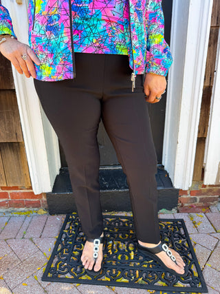 Bangladine by Lulu B Black Pull-On Ankle Pant