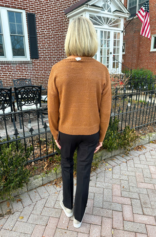 Brown Whiskey Weather Knit Sweater