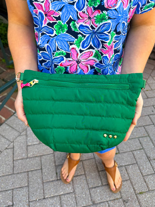 Jolie Puffer Belt Bag Green