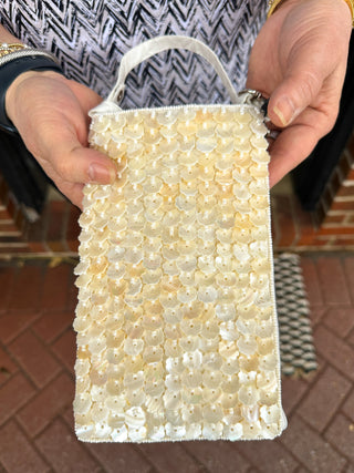 Club Bag Capiz Flower