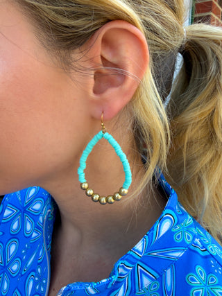 Seafoam Teardrop Earrings