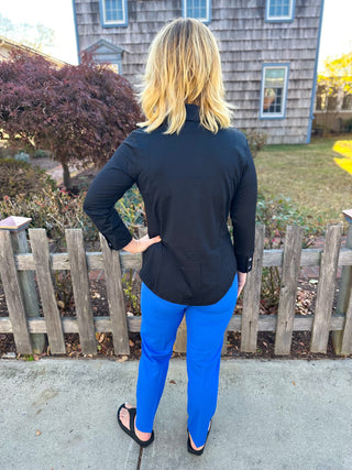 Lulu B Blue Ankle Pants