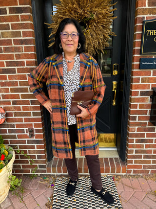 Breyer Plaid Sweater Coat