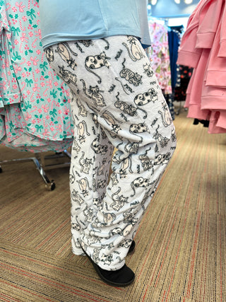Plush Kitties Fleece Lounge Pants