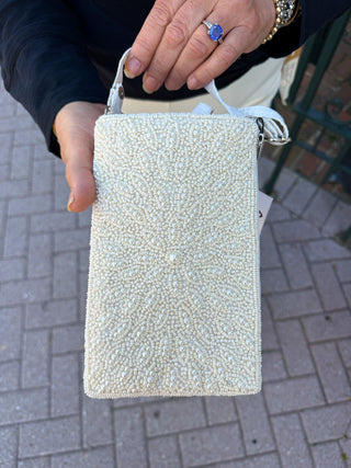 Pearl Flower Club Bag